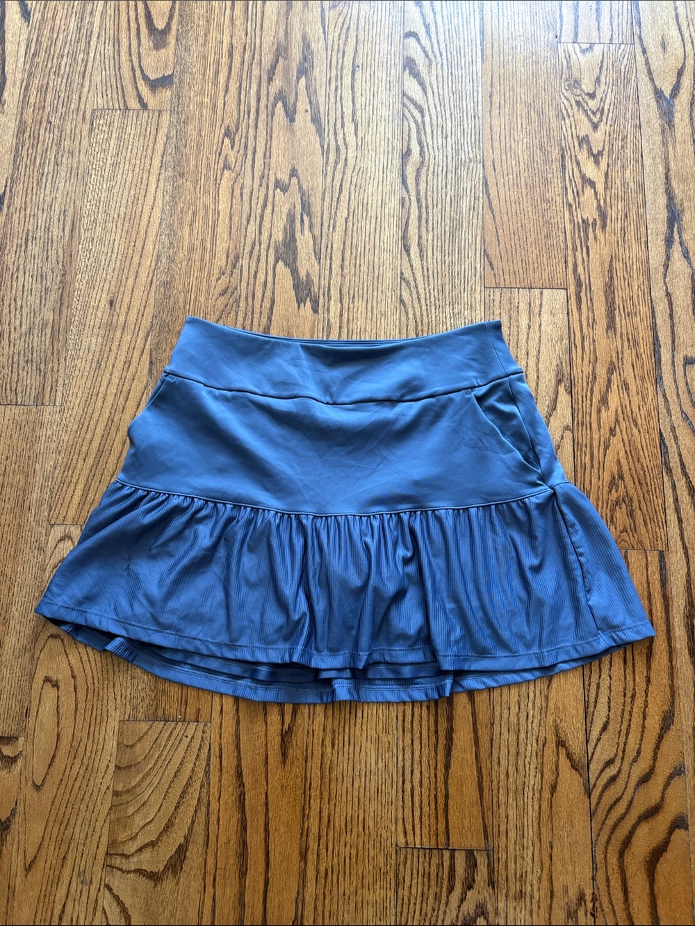 Adidas Blue Ruffle Tennis Skirt